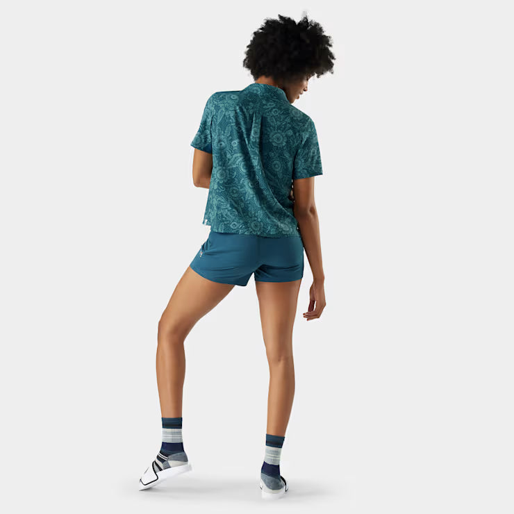 Smartwool Women??s Everyday Short Sleeve Button Down Shorts - Image 3