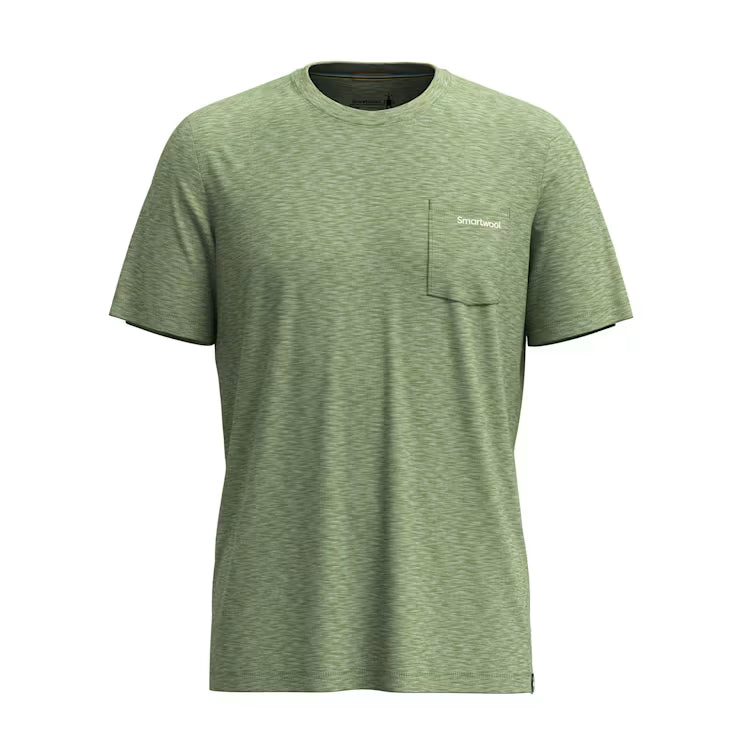Smartwool Bear Trail Merino Hemp Blend Short Sleeve Graphic Tee Shorts - Image 3