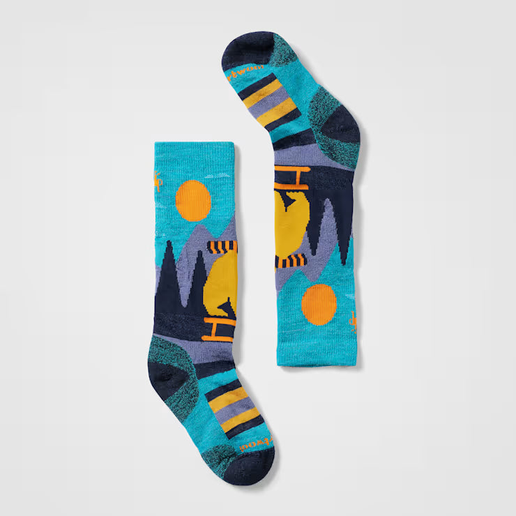 Smartwool Kids' Ski Sleigh Bear Over The Calf Socks Ski