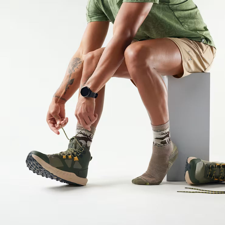 Smartwool Hike Mountain Moose Crew Socks Hiking - Image 2