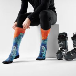 Alternative view of Smartwool Ski Winter Haze Print OTC Socks Ski