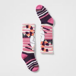 Smartwool Kids' Wintersport Yeti Pattern Over The Calf Socks