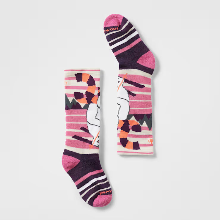 Smartwool Kids' Wintersport Yeti Pattern Over The Calf Socks