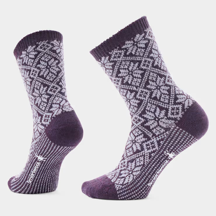 Smartwool Women's Everyday Cozy Traditional Snowflake Crew Socks
