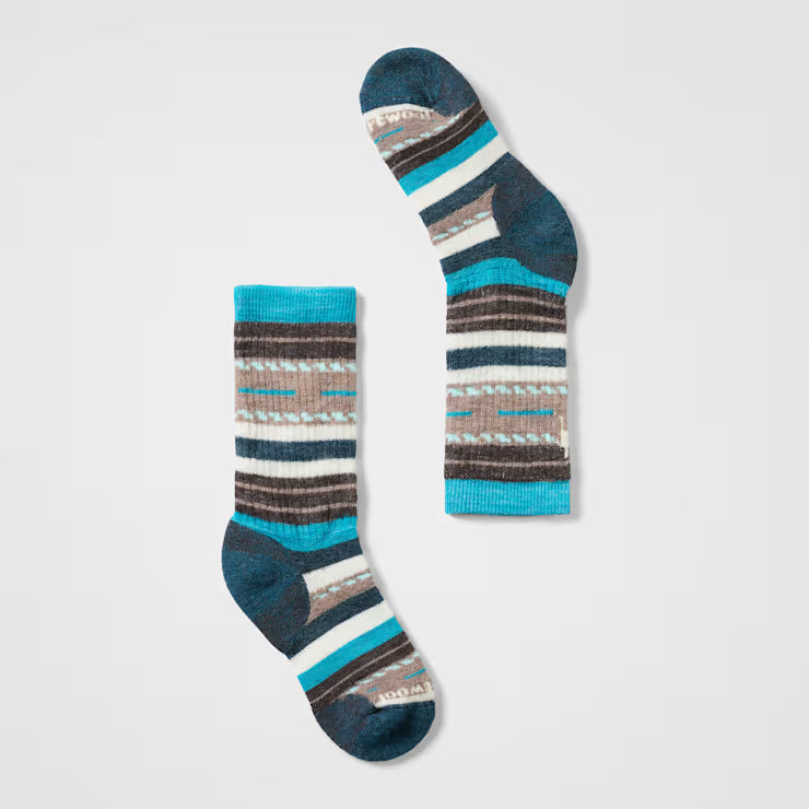 Smartwool Kids' Hike Margarita Crew Socks Hiking
