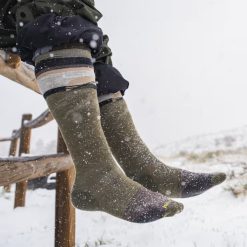 Alternative view of Smartwool Snowboard Mountain Sunrise Over The Calf Socks Ski