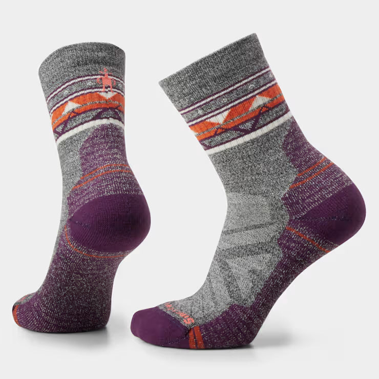 Smartwool Women's Hike Zig Zag Valley Mid Crew Socks Hiking