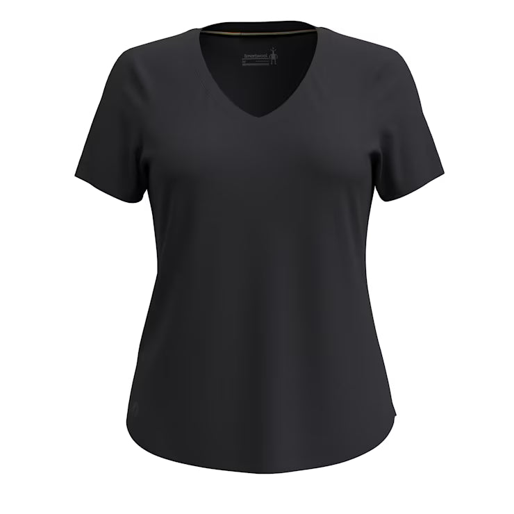Smartwool Women's Active Ultralite V - Neck Short Sleeve Shorts - Image 3