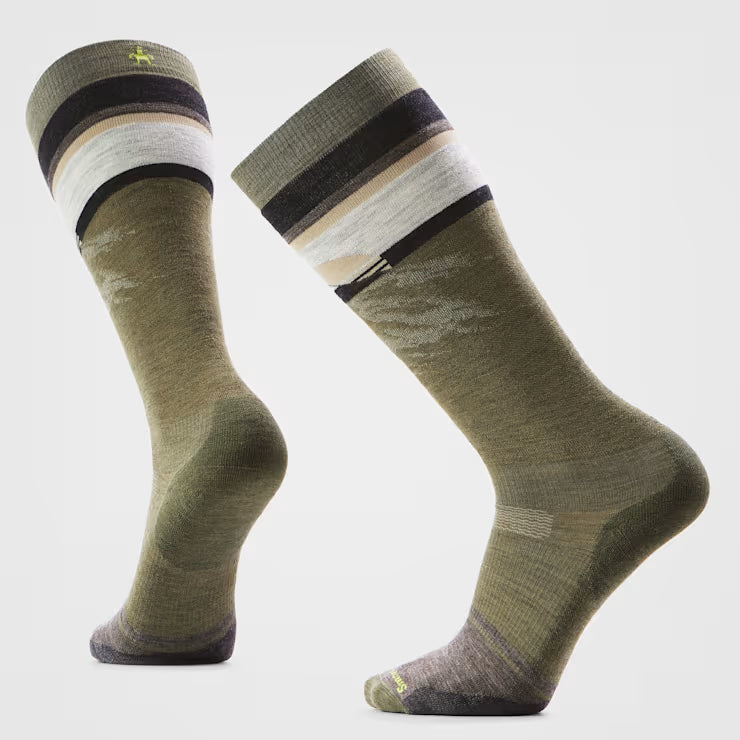 Smartwool Snowboard Mountain Sunrise Over The Calf Socks Ski