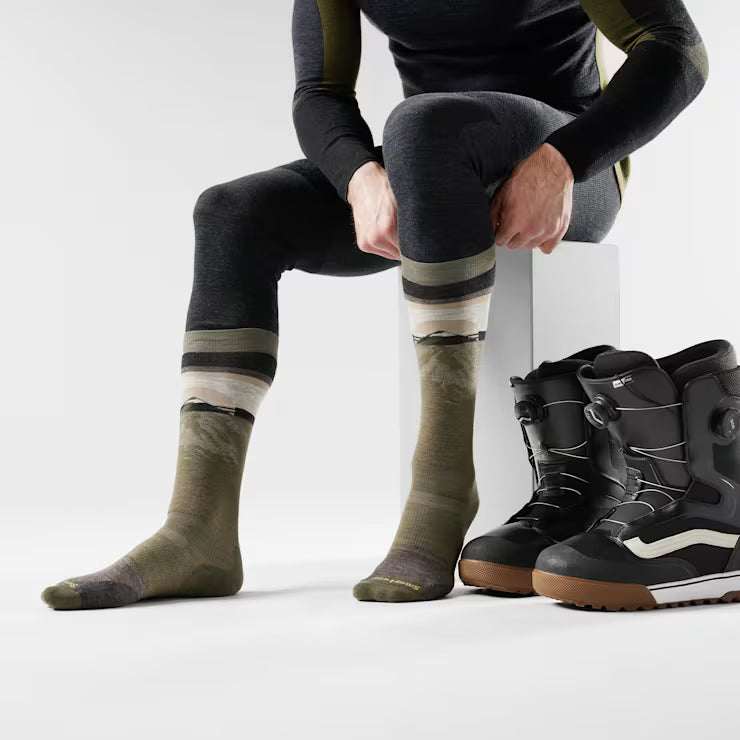 Smartwool Snowboard Mountain Sunrise Over The Calf Socks Ski - Image 3