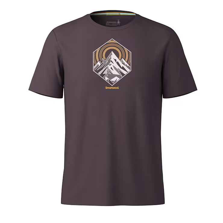 Smartwool Men's Peak Energy Active Short Sleeve Graphic Tee Shorts - Image 3