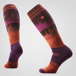 Smartwool Women's Snowboard Twilight Vista Over The Calf Socks Ski