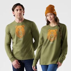 Smartwool Geometric Bear Long Sleeve Graphic Tee T Shirt