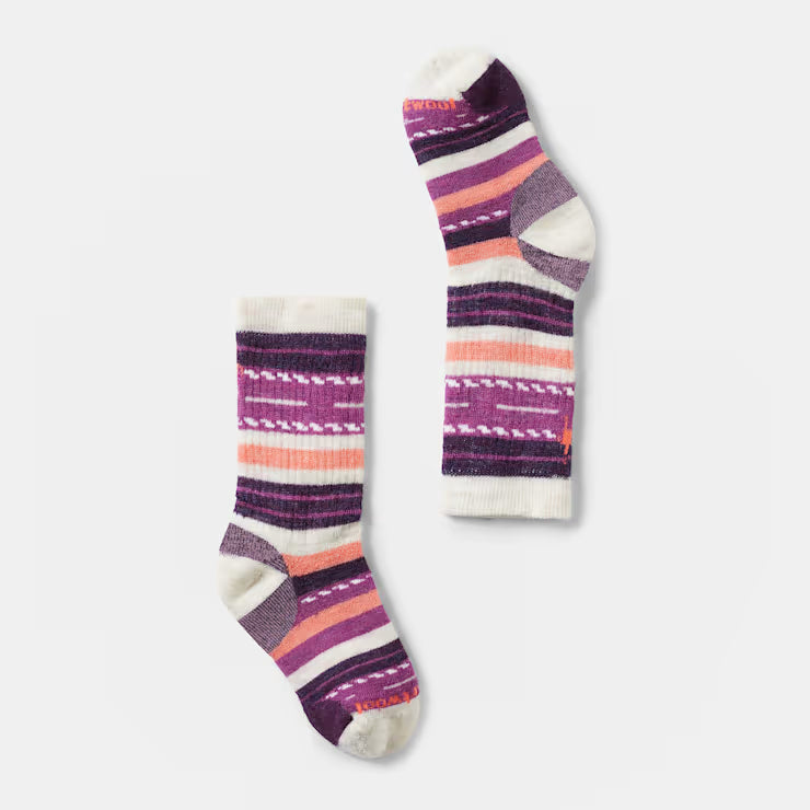 Smartwool Kids' Hike Margarita Crew Socks Hiking