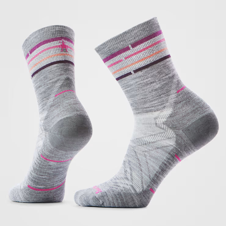 Smartwool Women's Run Zero Cushion Mid Crew Socks Running