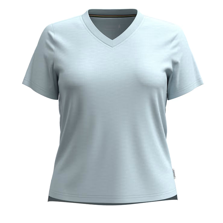 Smartwool Women's Perfect V - Neck Short Sleeve Tee Shorts - Image 3