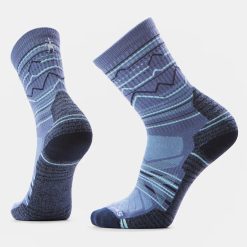 Smartwool Hike Mountain Range Pattern Crew Socks Hiking