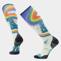 Smartwool Ski Rainbow Trails Print Over The Calf Socks Ski
