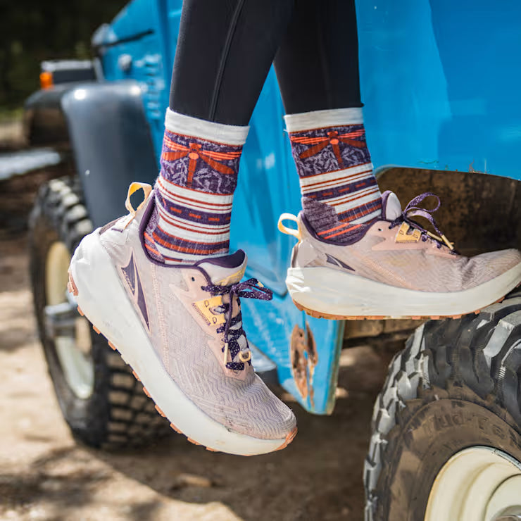 Smartwool Women's Hike Dragon Stitch Mid Crew Socks Hiking - Image 3