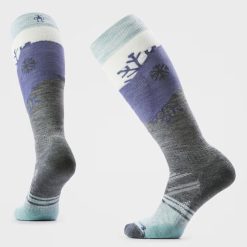 Smartwool Women's Ski Snowpocalypse Pattern Over The Calf Socks Ski