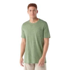 Smartwool Men's Merino Hemp Blend Short Sleeve Pocket Tee Shorts