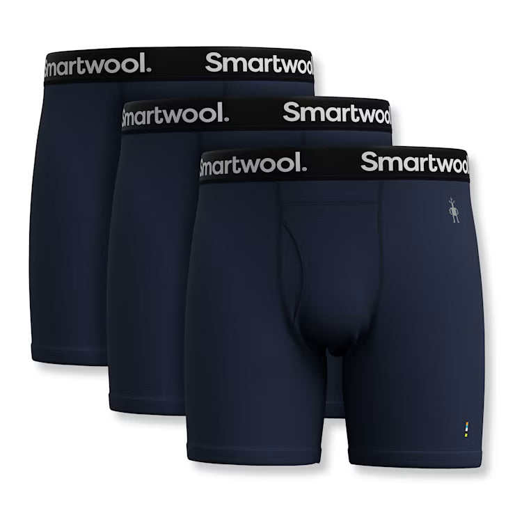 Smartwool Men's Merino Boxer Briefs 3 - Pack Underwear