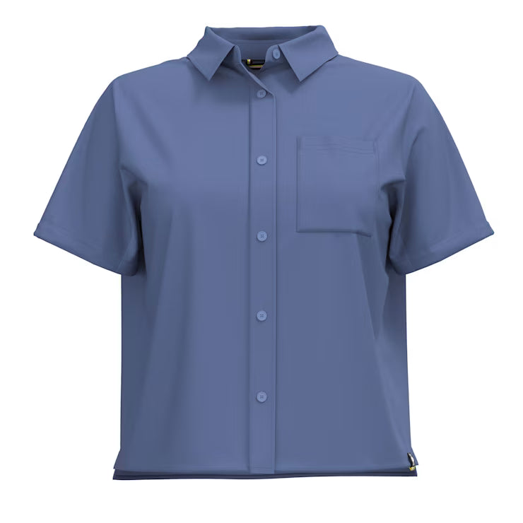 Smartwool Women??s Everyday Short Sleeve Button Down Shorts - Image 3