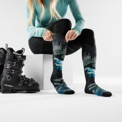 Alternative view of Smartwool Women's Ski Alpine Auroras Over The Calf Socks Ski