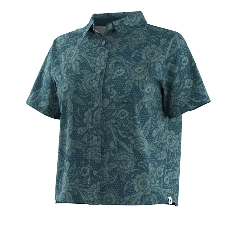 Smartwool Women??s Everyday Short Sleeve Button Down Shorts - Image 4