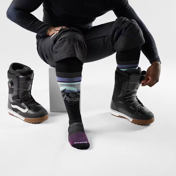 Smartwool Snowboard Mountain Sunrise Over The Calf Socks Ski - Image 2