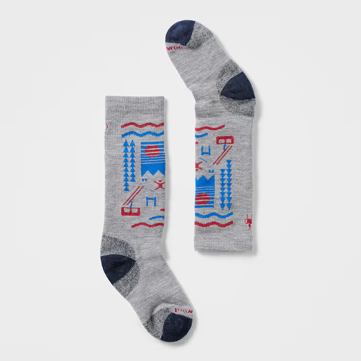 Smartwool Kids' Wintersport Ski Day Over The Calf Socks Ski