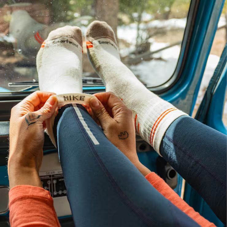 Smartwool Women's Hike Mid Crew Socks Hiking - Image 2