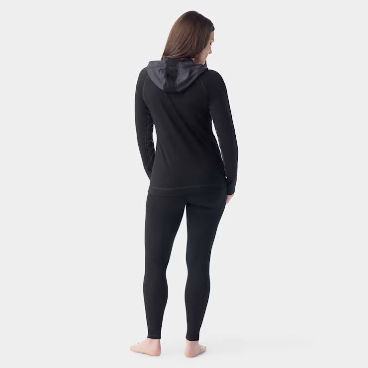 Smartwool Women's Classic Thermal Merino Base Layer 1/2 Zip Hoodie - Image 2