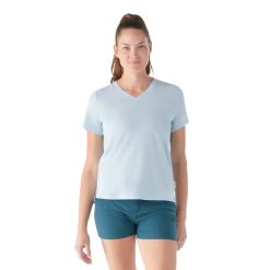 Smartwool Women's Perfect V - Neck Short Sleeve Tee Shorts