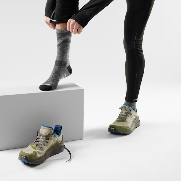 Smartwool Run Mid Crew Pattern Socks Running - Image 2