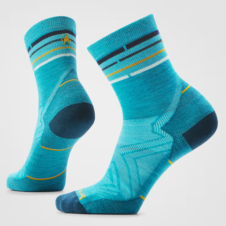 Smartwool Women's Run Zero Cushion Mid Crew Socks Running
