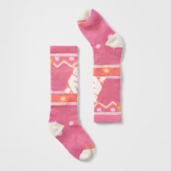 Smartwool Kids' Wintersport Polar Bear Pattern Over The Calf Socks
