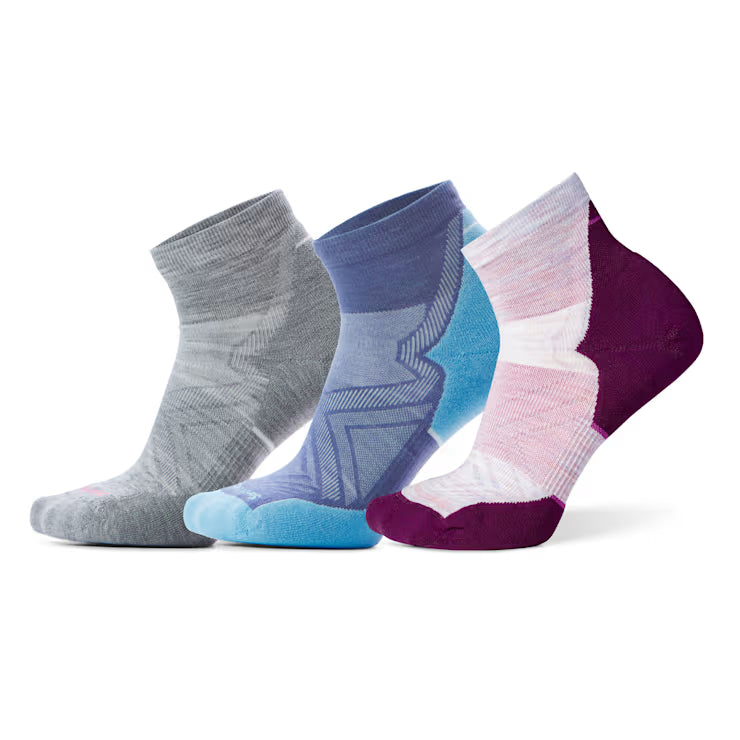 Smartwool Women's Run Ankle Socks Trio Gift Box Running Socks
