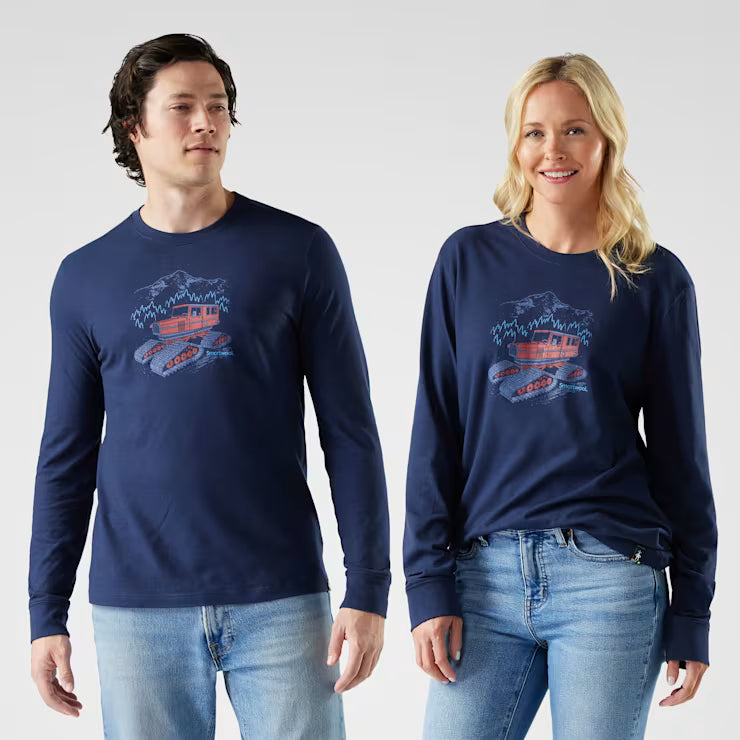 Smartwool Snowcat Graphic Long Sleeve Graphic Tee T Shirt