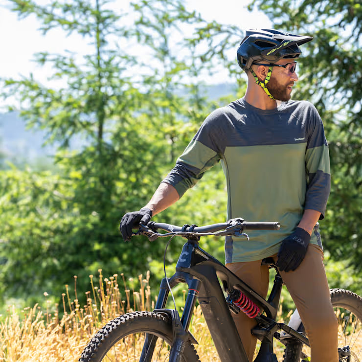 Smartwool Men's Mountain Bike 3/4 Sleeve Jersey - Image 6
