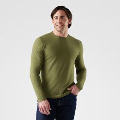 Smartwool Men's Perfect Crew Long Sleeve Tee T Shirt