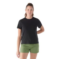 Smartwool Women's Perfect Crew Short Sleeve Tee Shorts