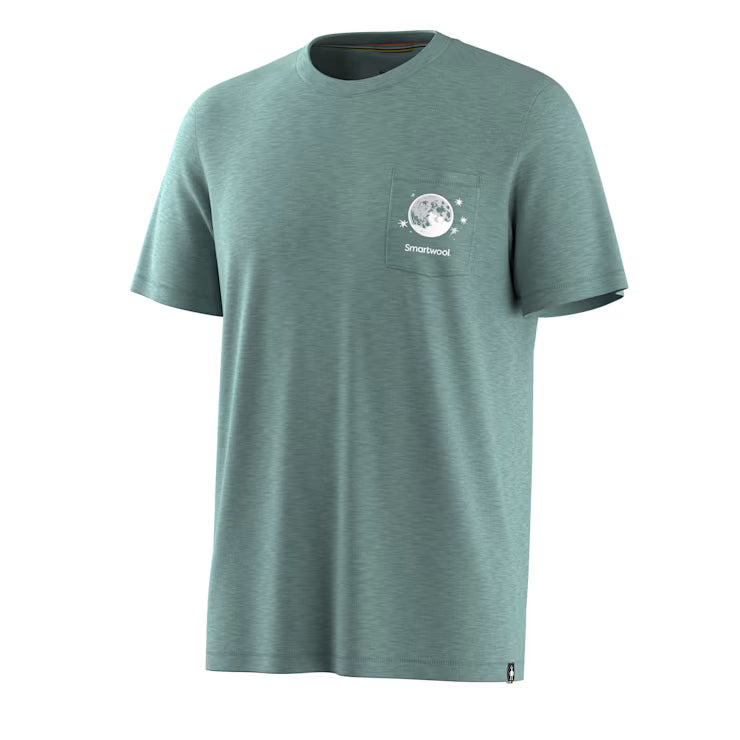 Smartwool Men's Merino Hemp Blend Peak Pints Short Sleeve Graphic Tee Shorts - Image 3
