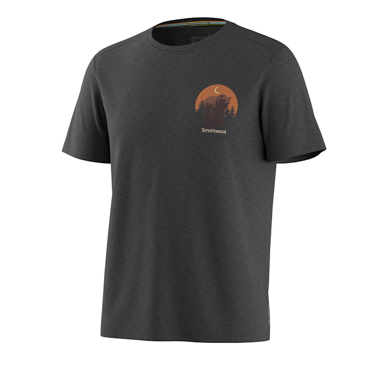 Smartwool Men's Lunar Bear Active Short Sleeve Graphic Tee Shorts - Image 2