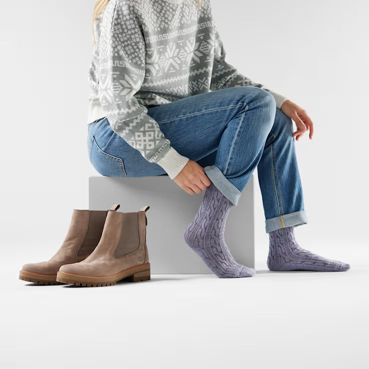 Smartwool Women's Everyday Cable Crew Socks - Image 2