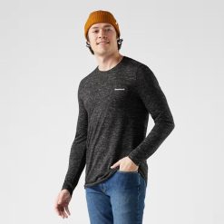 Smartwool Men's Merino Hemp Blend Gear Up Long Sleeve Graphic Tee T Shirt