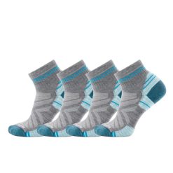 Smartwool Women's Hike Ankle Socks 4 - Pack Hiking Socks