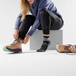 Alternative view of Smartwool Women's Hike Zig Zag Valley Mid Crew Socks Hiking