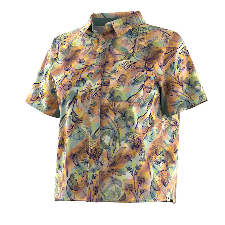 Smartwool Women??s Everyday Short Sleeve Button Down Shorts - Image 4
