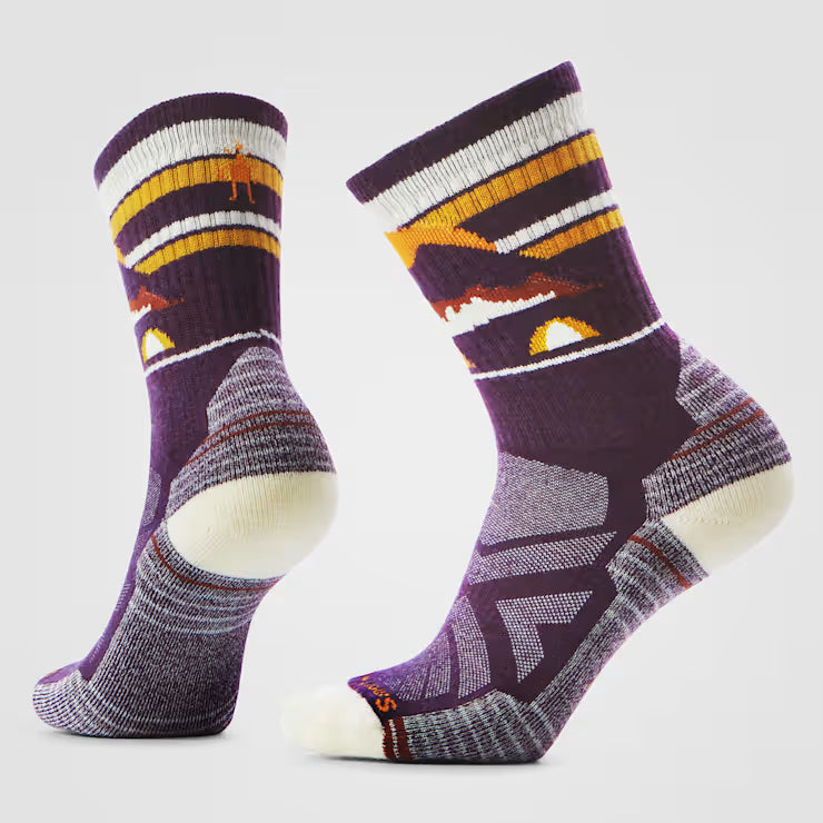 Smartwool Women's Hike Mountain Moon Crew Socks Hiking